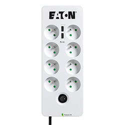 EATON MGE Protection Box PB8TUF - Paraf. 8 p.FR/1 Tél./2 USB