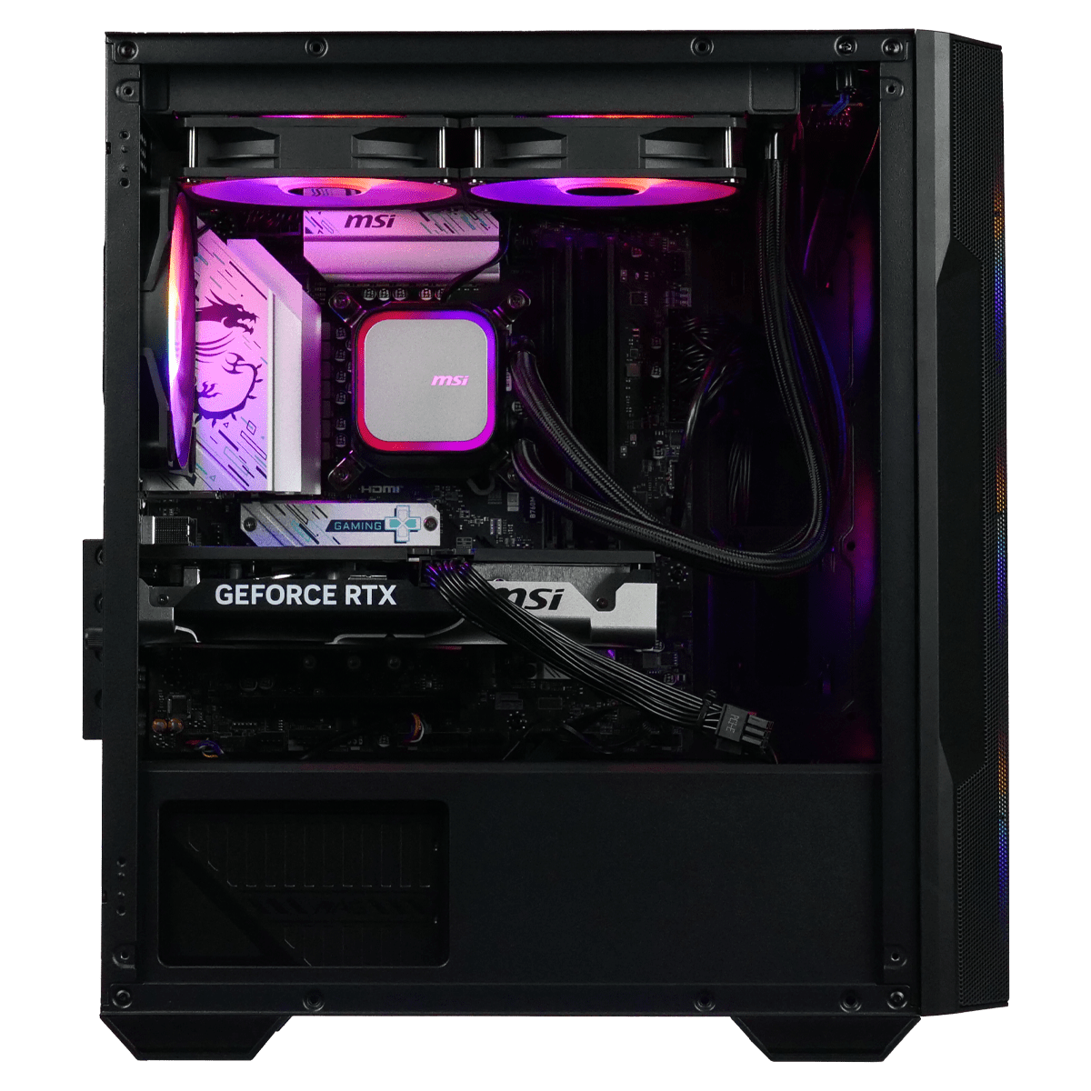 Cybertek Black Carbon - i5-14400F/5060Ti/32Go/1To - BF03 (PCG-10602740) - Achat / Vente PC Fixe sur Cybertek.fr - 1