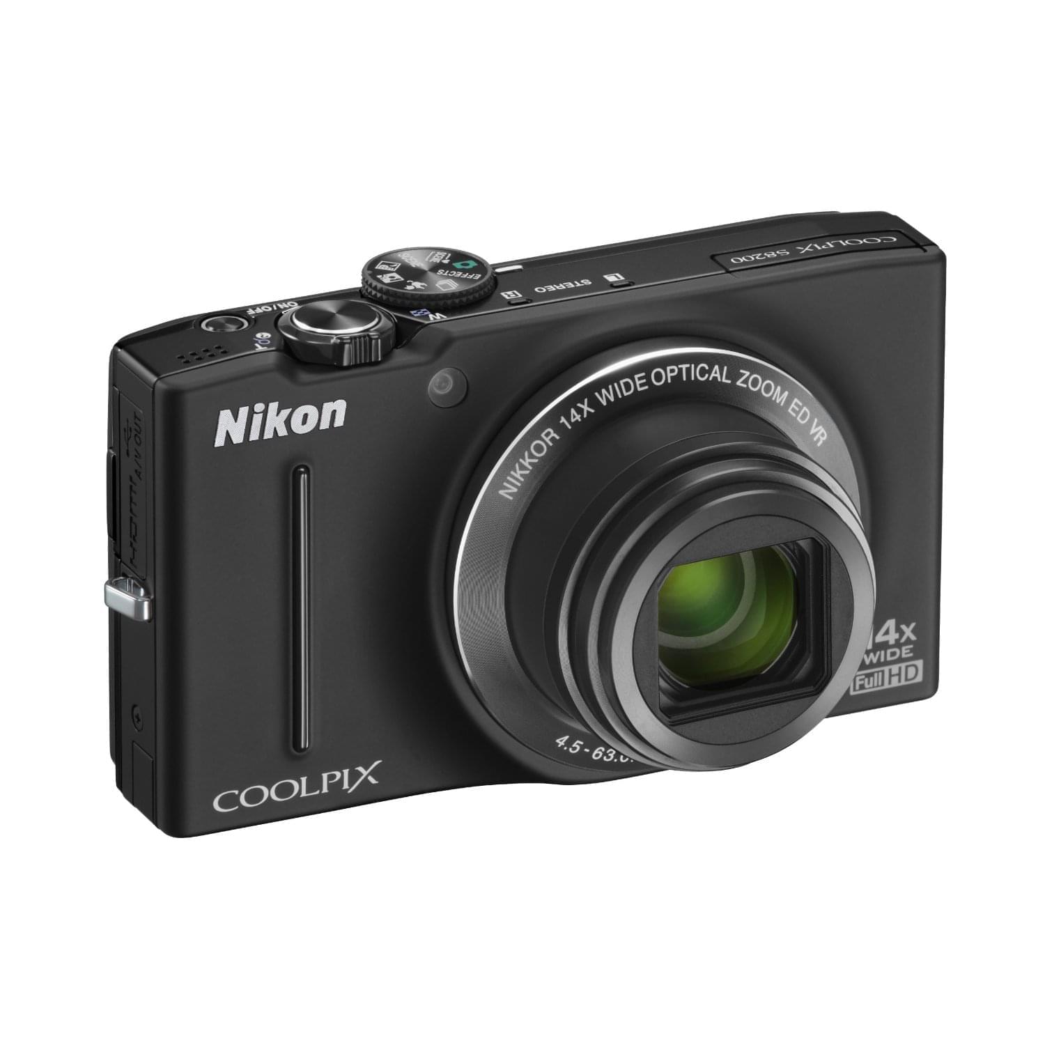 Nikon Coolpix S8200 Noir - 16MP/14X/3"/SD - Table de mixage Nikon - 0