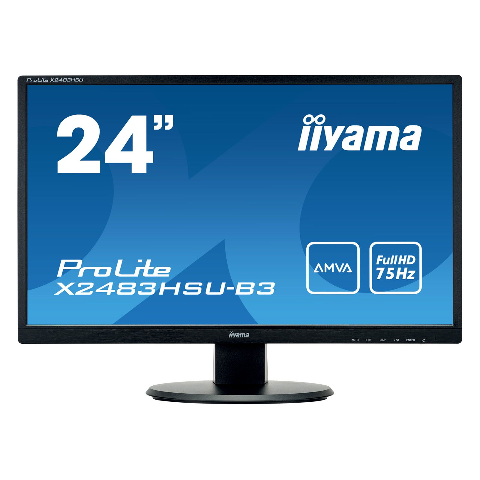 Iiyama 24"  X2483HSU-B3 -- - Ecran PC Iiyama - Cybertek.fr - 4