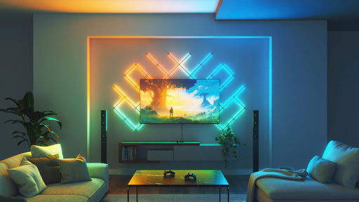 Nanoleaf Kit 4D TV Screen Mirror + Bande Led - Jusqu'à 85" (NF082K02-52LS) - Achat / Vente Objet connecté / Domotique sur Cybertek.fr - 11