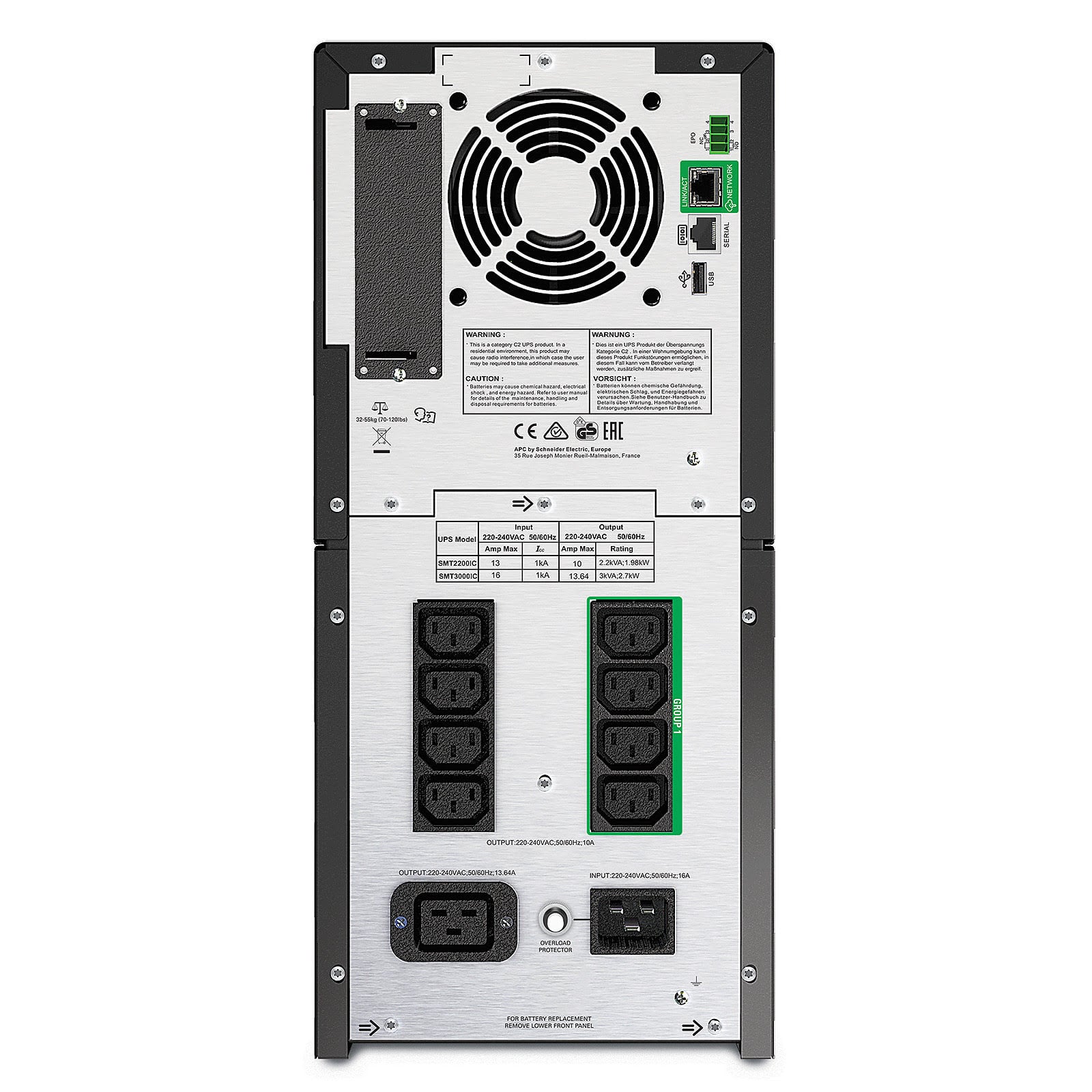 Smart UPS 2200VA IC SMT2200IC - Onduleur APC - Cybertek.fr - 1
