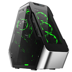 Jonsbo TR03-G Showcase TG Silver - MT/Sans Alim/ATX