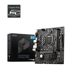 MSI H510M PRO - H510/LGA1200/mATX