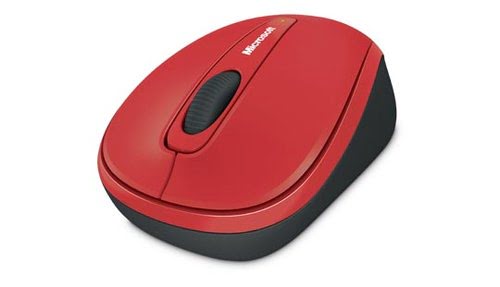 Microsoft Wireless Mobile Mouse 3500 Rouge - Souris PC Microsoft - 0