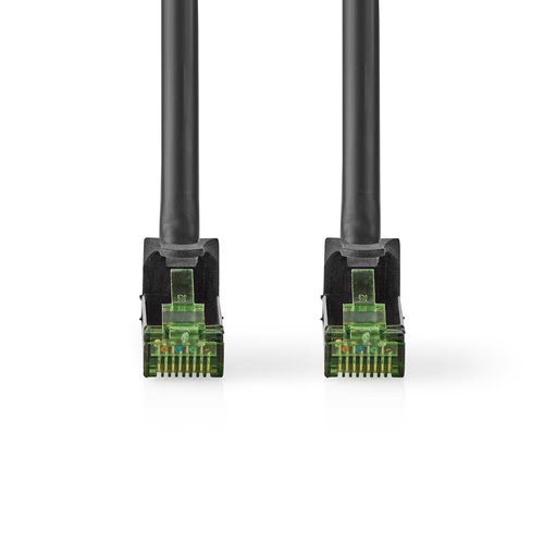 Connectique réseau Nedis Câble RJ45 CAT7 S/FTP - male/male - 5m - Noir