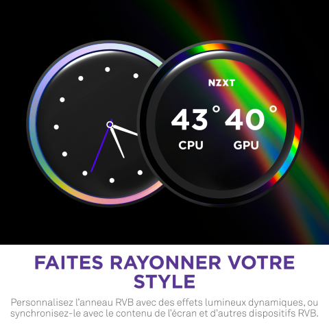 NZXT Kraken Elite 420 RGB V2 - 420mm - Noir - Watercooling NZXT - 7