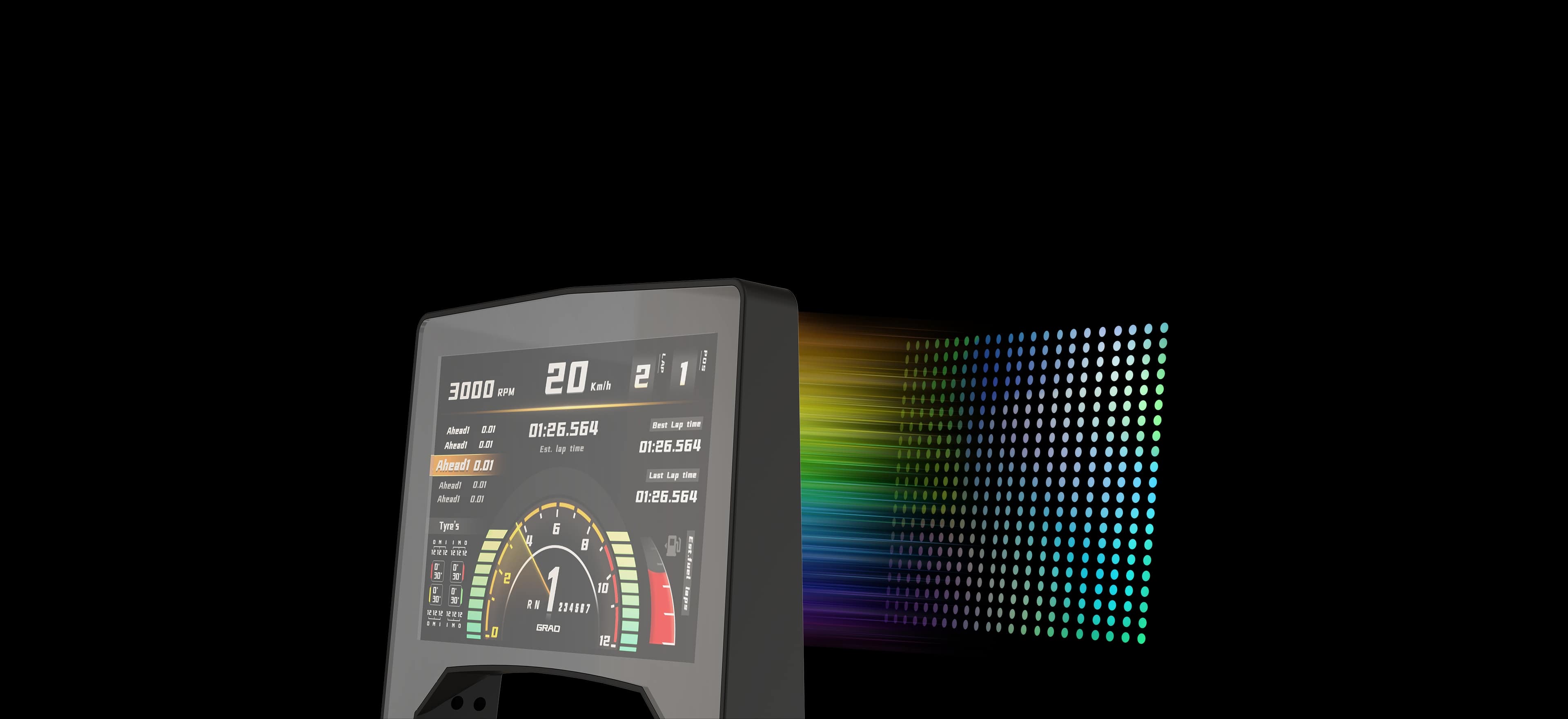 Moza Racing RM - Tableau de Bord Digital - RS05 (RS05) - Achat / Vente Accessoires Simracing sur Cybertek.fr - 2