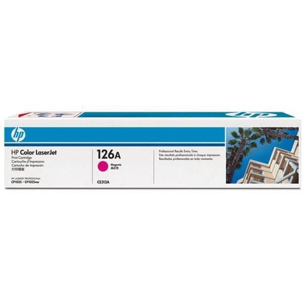 Toner 126A Magenta CE313A pour imprimante  HP - 0