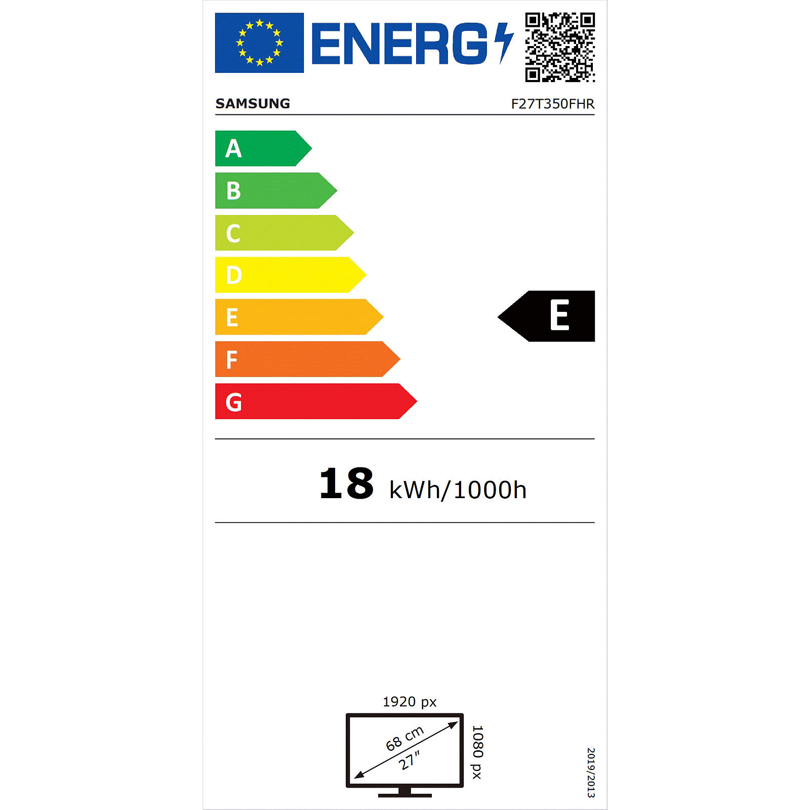 Samsung 27 pouces  LF27T350FHRXEN - Ecran PC Samsung - Cybertek.fr - 4