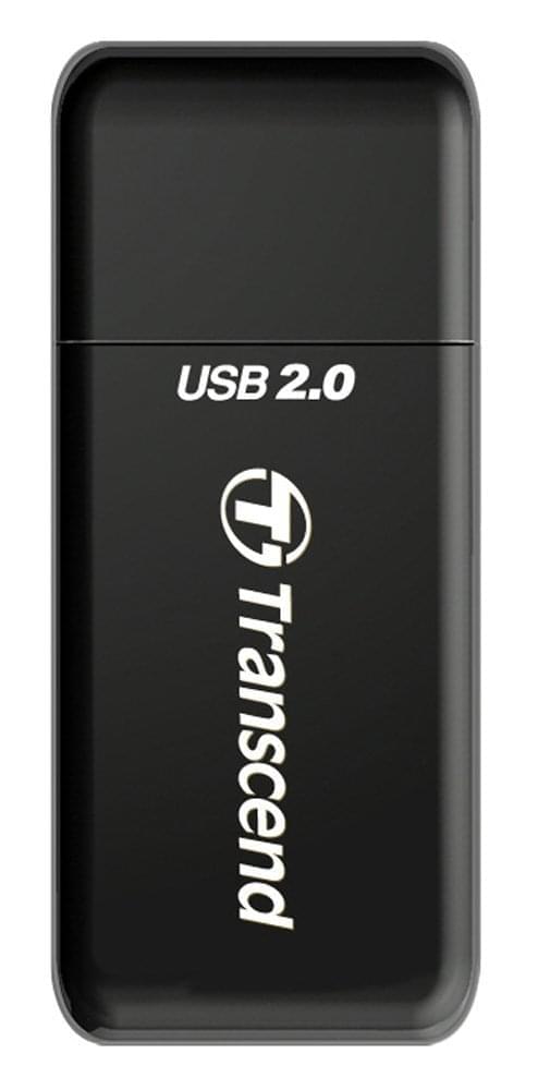 Transcend RDP5 Lecteur SD/microSD/microSDHC USB 2.0 - Lecteur carte mémoire - 0