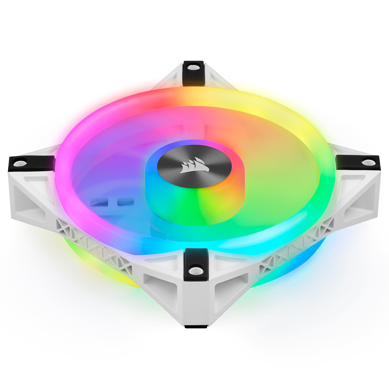 Corsair Kit x3 QL120 RGB Blancs 120mm - Ventilateur boîtier - 2