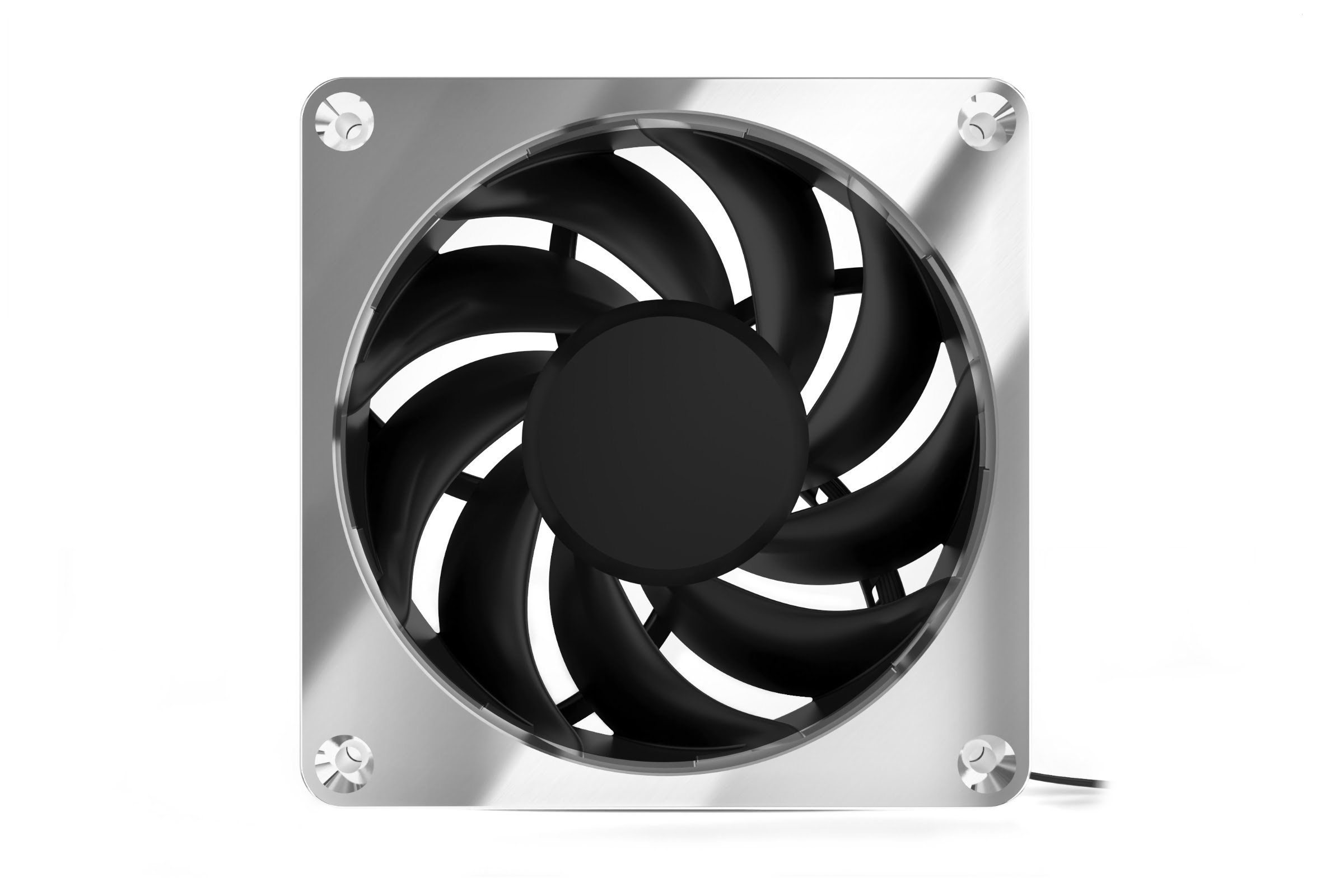 Ventilateur boîtier Alphacool Apex Stealth Metal 120mm - 2000rpm Chrome 