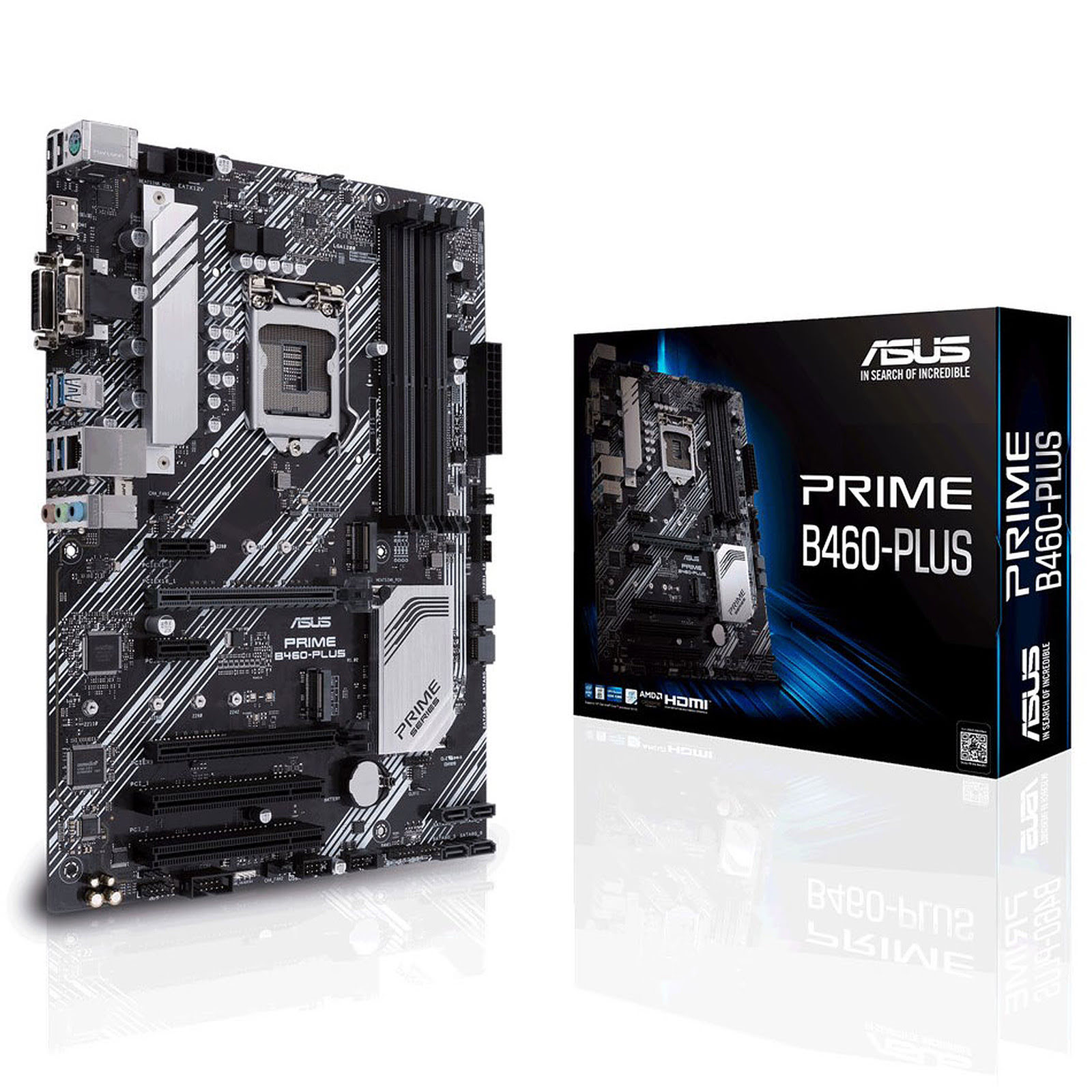 Asus PRIME B460-PLUS ATX  - Carte mère Asus - Cybertek.fr - 0