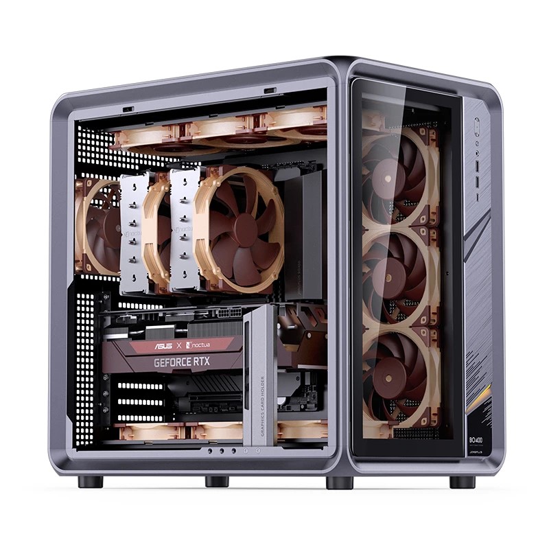 Jonsplus BO400 Gris Gris - Boîtier PC Jonsplus - Cybertek.fr - 11