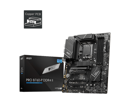 MSI PRO B760-P DDR4 II ATX  - Carte mère MSI - Cybertek.fr - 0