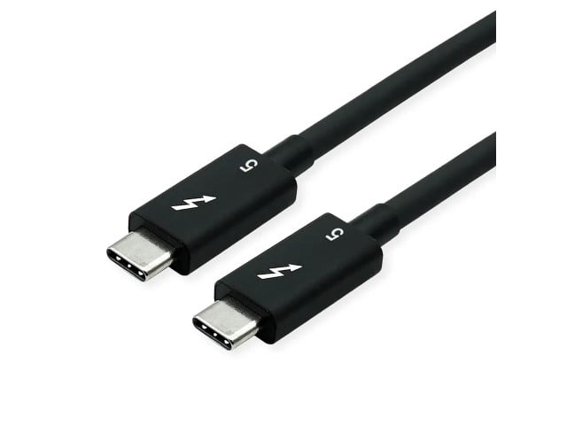 Câble Thunderbolt™ 5 USB-C mâle/mâle - 1m - Noir - Connectique PC - 0