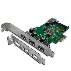 image produit  PCI-E 3 ports USB 3.0 + 1 port interne USB 3.0 Cybertek