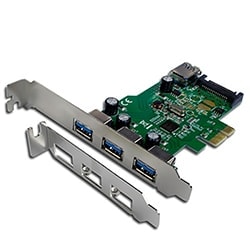 No Name PCI-E 3 ports USB 3.0 + 1 port interne USB 3.0