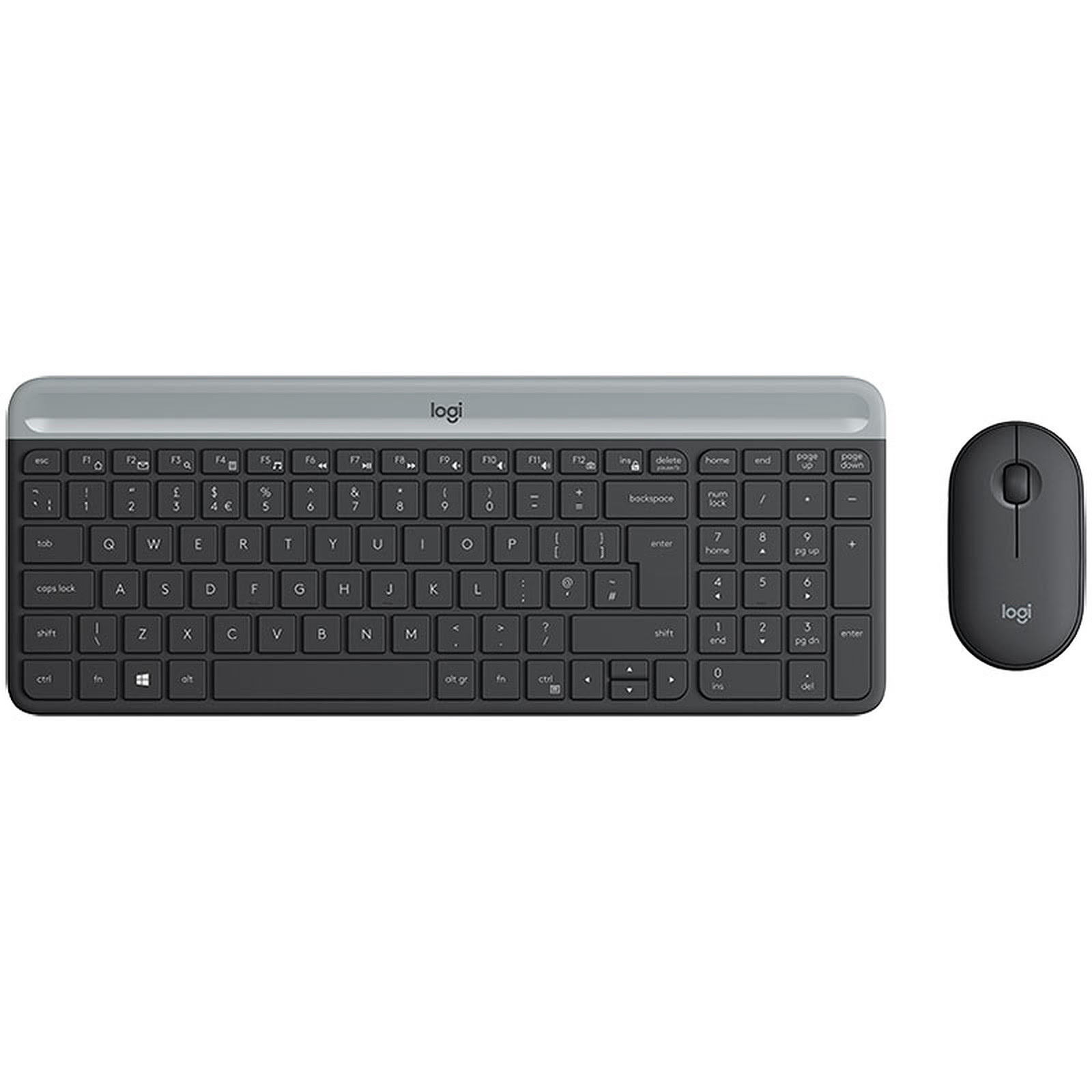 Logitech MK470 Graphite - Pack Clavier/Souris - Cybertek.fr - 0