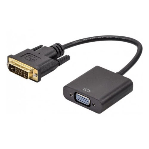 Connectique PC Cybertek Convertisseur Actif DVI-D Male - VGA Femelle