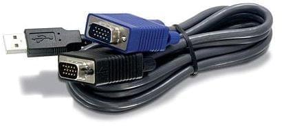 Connectique PC TrendNet Câble KVM TK-CU06 USB2.0 Mâle-Mâle 1.8m