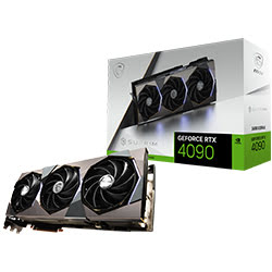 image produit MSI GeForce RTX 4090 SUPRIM X 24G - DLSS3 Cybertek