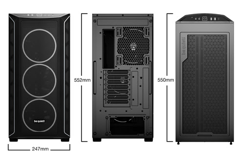 Be Quiet! SHADOW BASE 800 FX Noir Noir - Boîtier PC Be Quiet! - 1