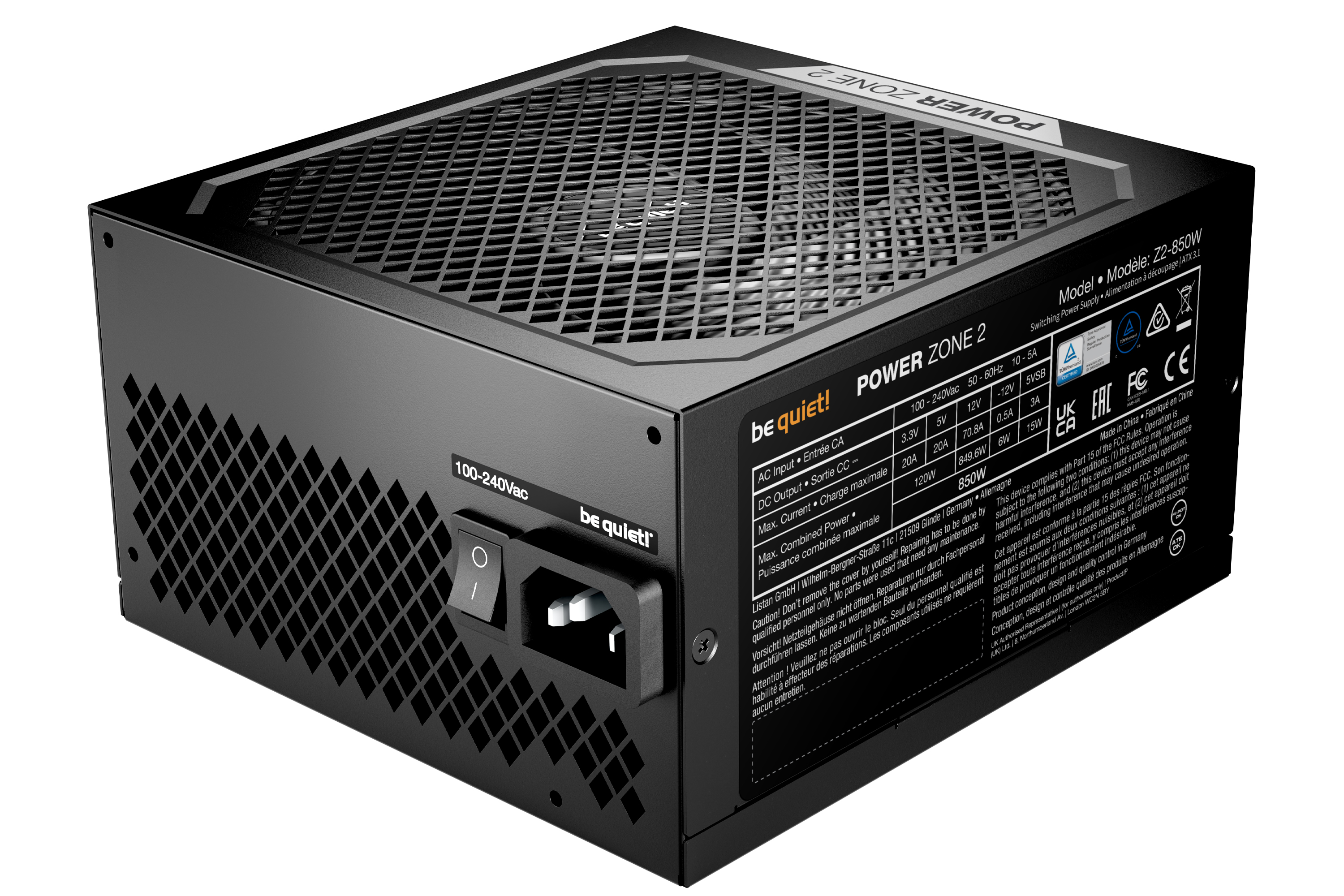 be quiet! 80+ Platinum (850W) - Alimentation be quiet! - 3