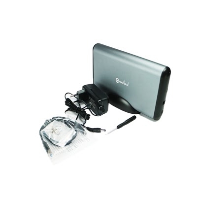 Connectland USB3.1 pour DD 3.5" SATA - Gris Acier - Boîtier externe - 4