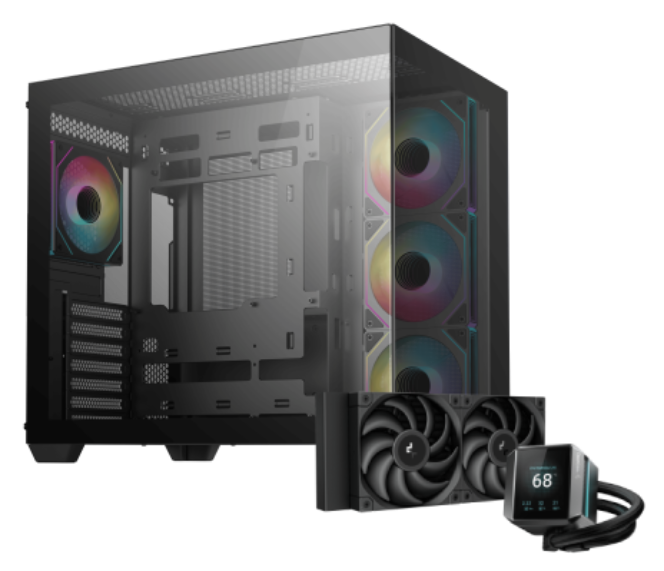 Deepcool CG530 4F Noir Noir - Boîtier PC Deepcool - Cybertek.fr - 0