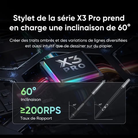 XPPEN Artist Pro 24 Gen 24K/5080LPI/24"/Noir - Tablette graphique - 5