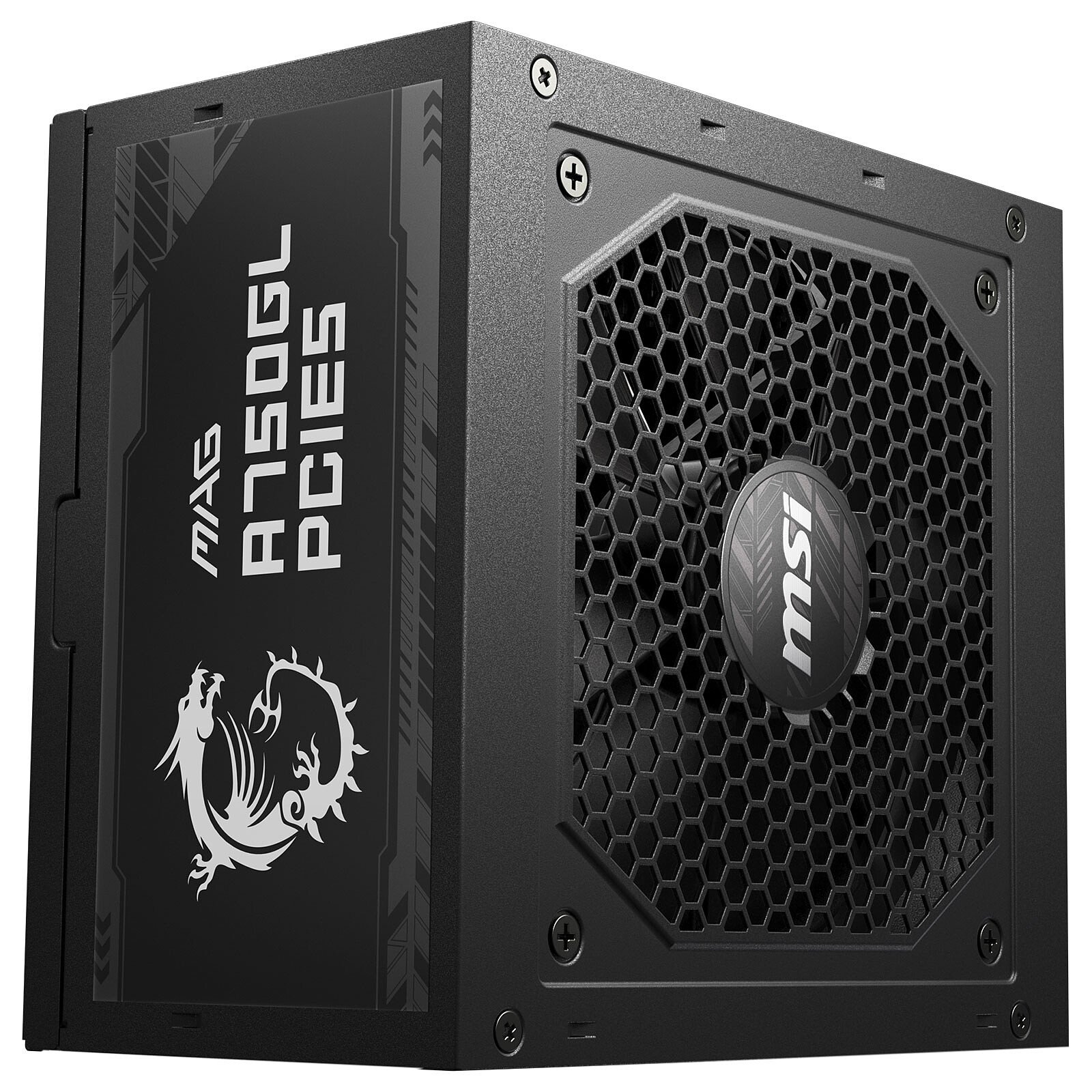 MSI MAG FORGE 112R Noir + MAG A750GL PCIE5 Noir# Noir - Boîtier PC - 9