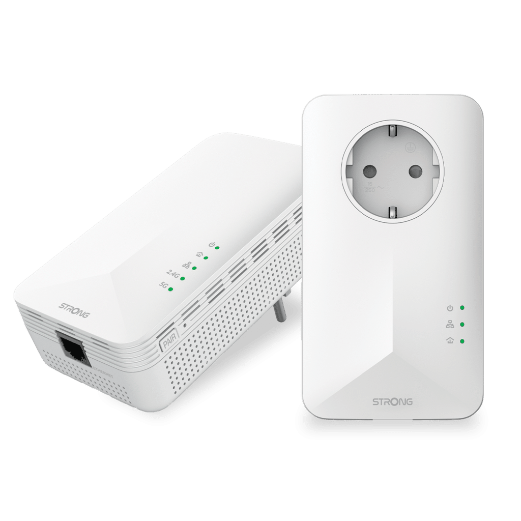 Strong POWERL1000WFDUOFRV2 WIFI (1000Mbps) - Pack de 2-Seconde Vie-Parfait Etat - Adaptateur CPL - 0