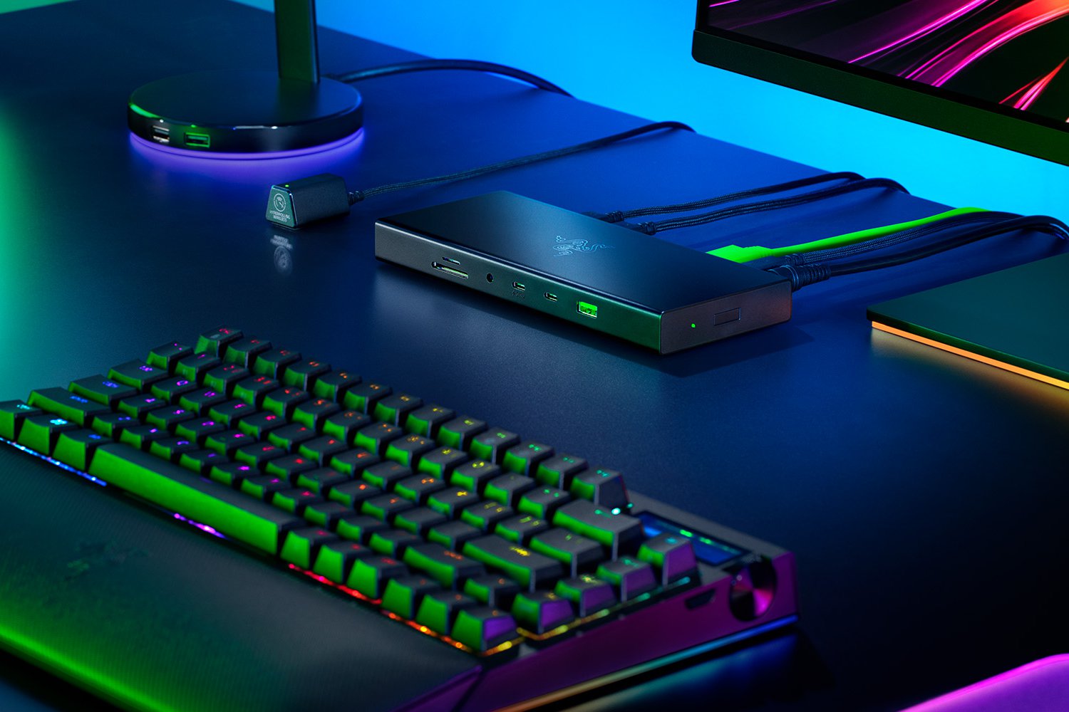 USB 4 Dock - Noir USB-C/14 ports/2 écrans - Razer - 4