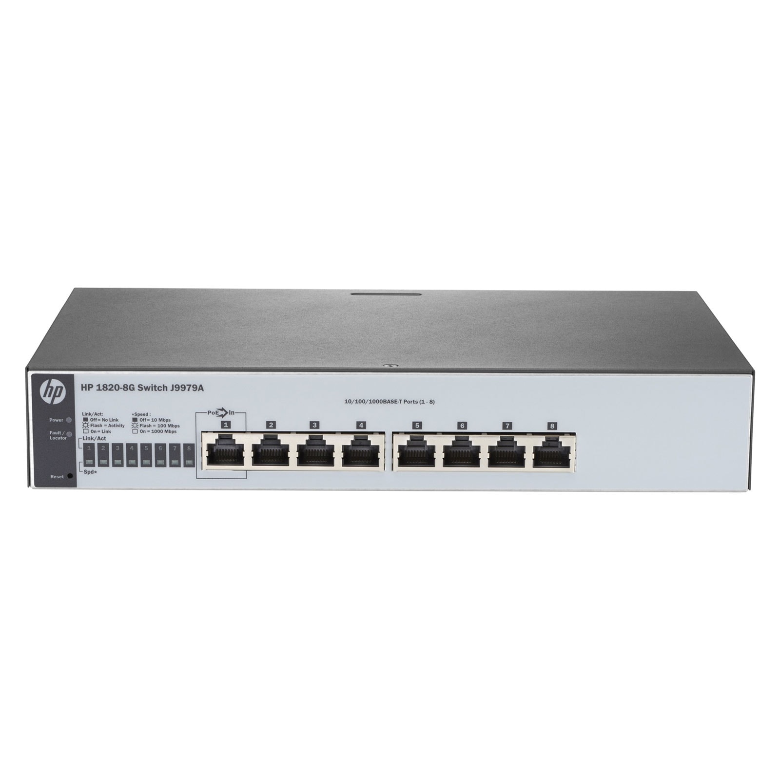 Switch HP 8 ports 10/100/1000 Rackable 18208G Cybertek.fr