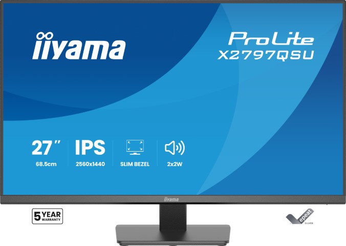 Iiyama 27 pouces  X2797QSU-B1 - Ecran PC Iiyama - Cybertek.fr - 1