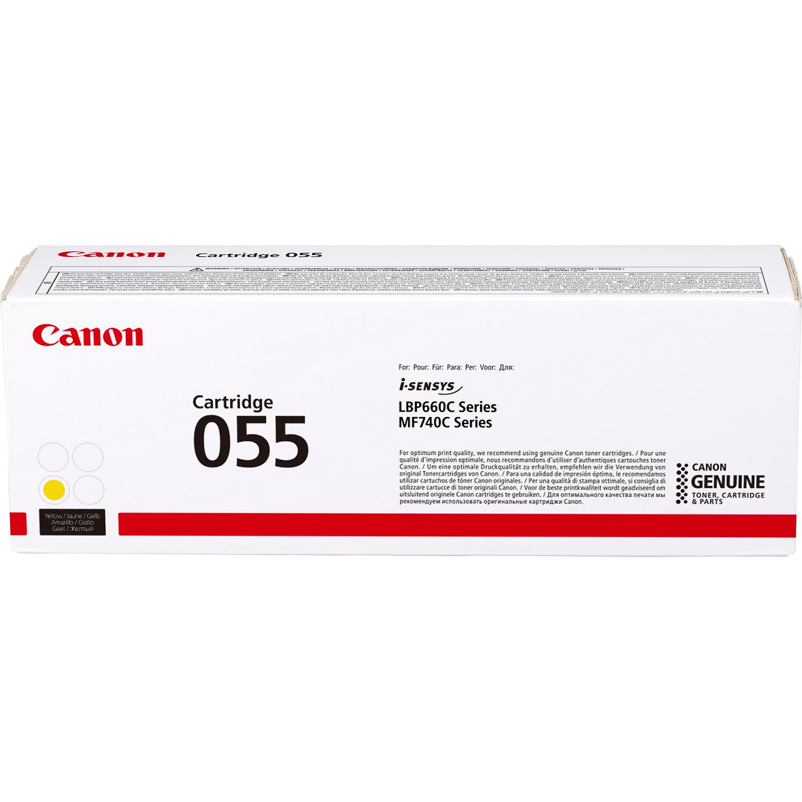 Cartouche 055 Jaune 2100 p - 3013C002 pour imprimante Laser Canon - 1
