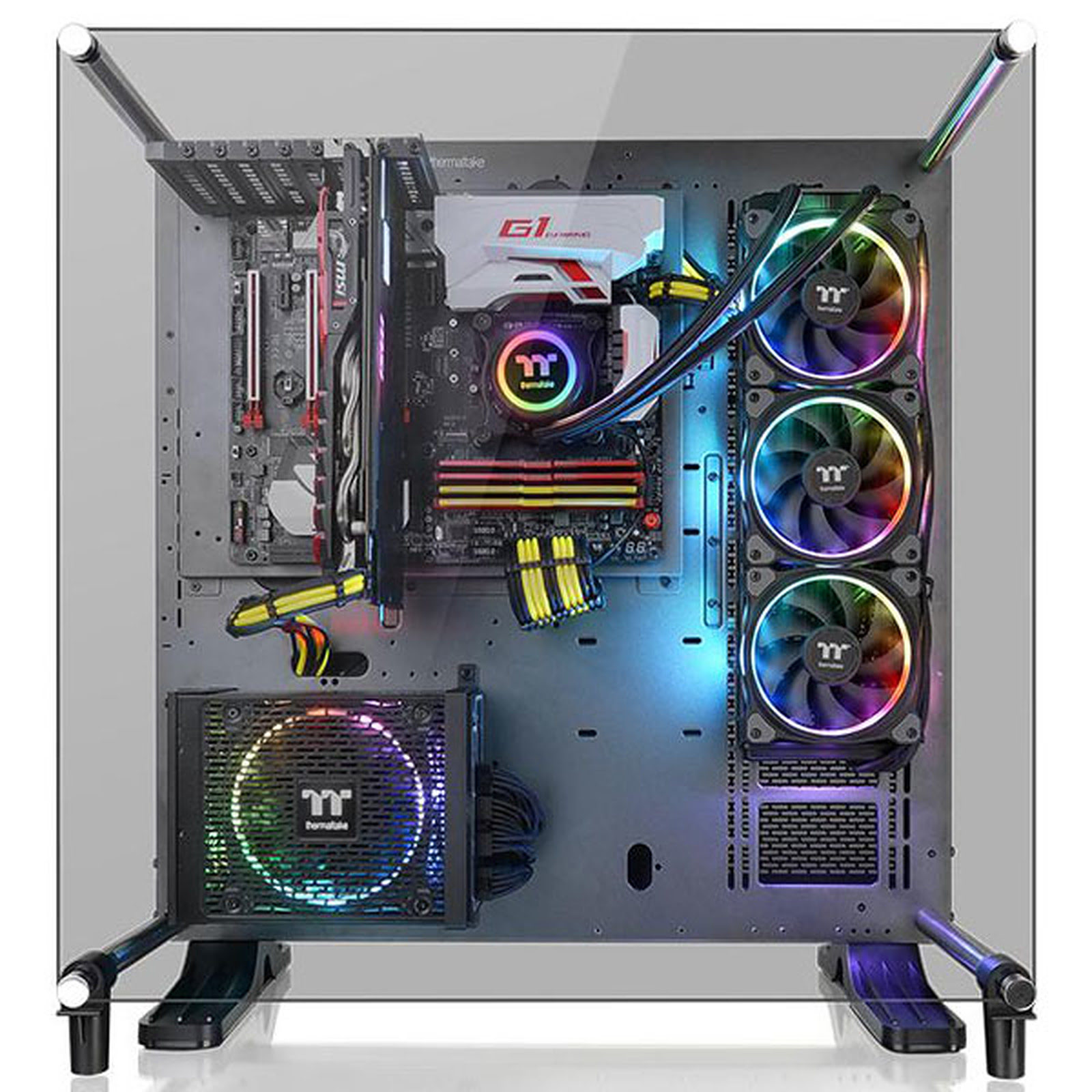 Thermaltake Core P5 TG TI Space Gray Transparent - Boîtier PC - 2