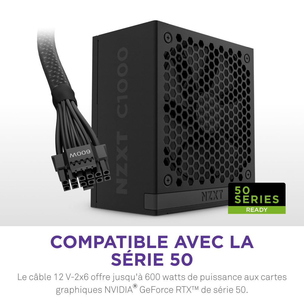 NZXT 80+ Gold (1000W) - Alimentation NZXT - Cybertek.fr - 8