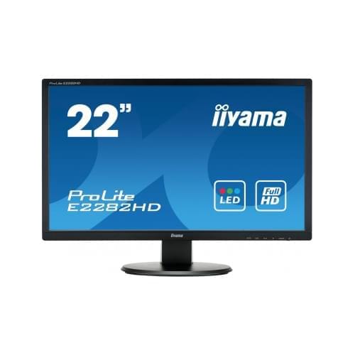 Iiyama 22"  E2282HD-B1 -- - Ecran PC Iiyama - Cybertek.fr - 0