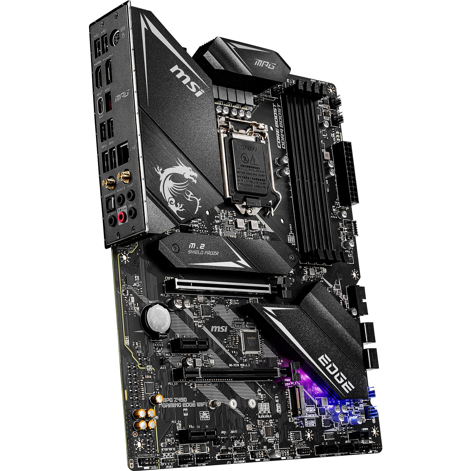 MSI MPG Z490 GAMING EDGE WiFi ATX  - Carte mère MSI - Cybertek.fr - 3