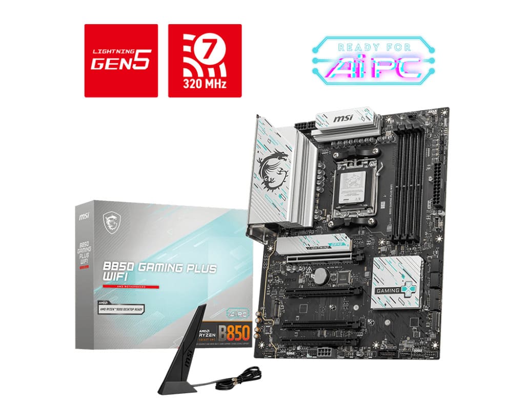 MSI B850 GAMING PLUS WIFI ATX  - Carte mère MSI - Cybertek.fr - 0