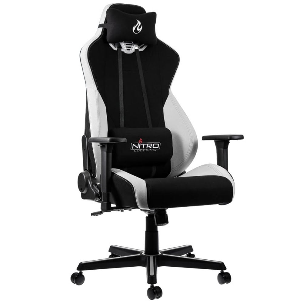 Nitro Concepts S300 Radiant White Noir/Blanc - Siège PC - 0