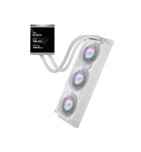 Asus ROG Strix LC IV 360 ARGB LCD - 360mm - Blanc - Watercooling - 3