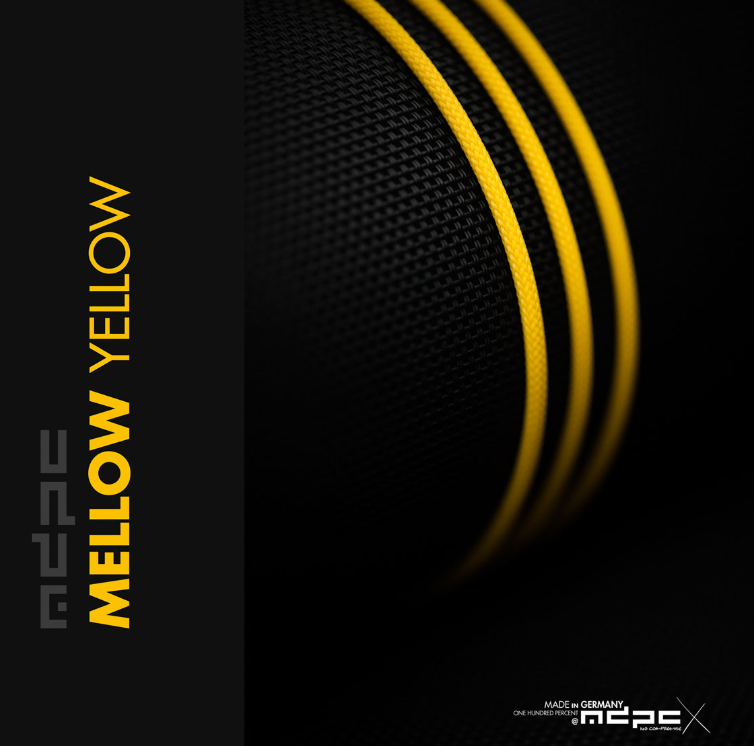 MDPC-X Mellow-Yellow Cable Sleeve XTC (SL-XTC-MY) - Achat / Vente Modding sur Cybertek.fr - 0