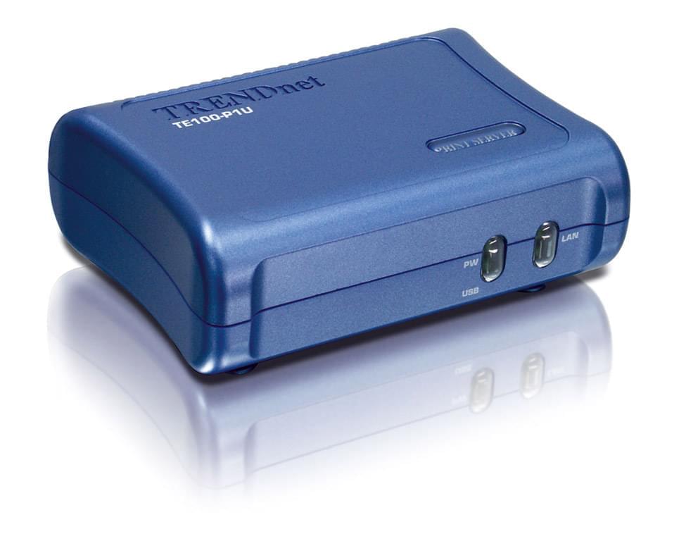 TrendNet Serveur d'impression TE100-P1U (TRE_TE100P1U) - Achat / Vente Réseau divers sur Cybertek.fr - 0