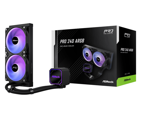 ASRock PRO 240 ARGB - 240mm - Noir - Watercooling ASRock - 1