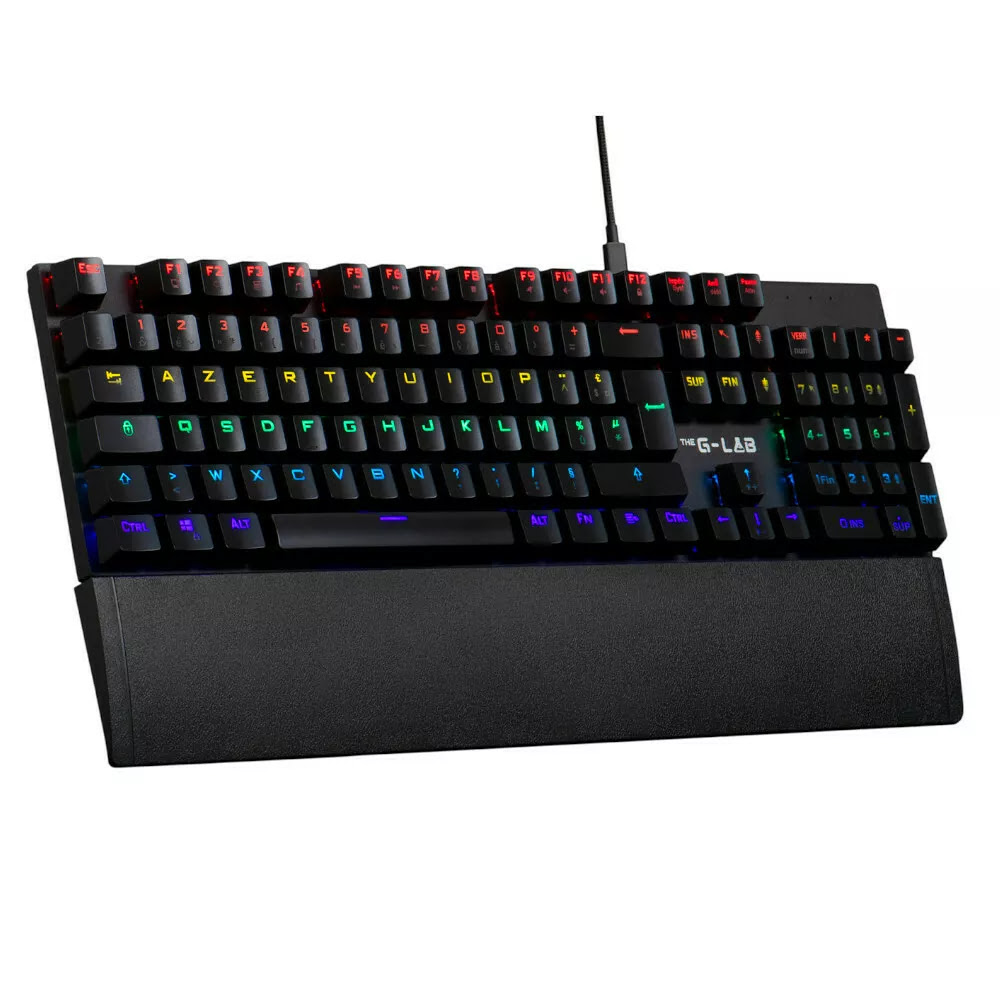 Keyz Hydrogen, Clavier Gamer 60%, Clavier Semi-Mécanique Filaire