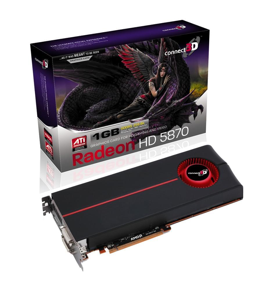Connect 3D Radeon HD 5870  - Carte graphique Connect 3D - 0
